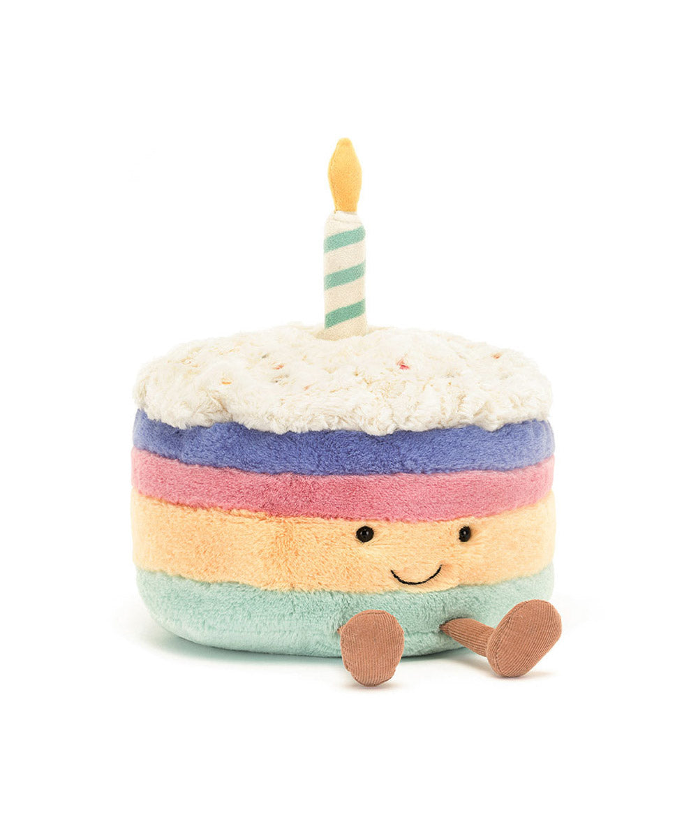 JELLY CAT / Amuseable Rainbow Birthday Cake