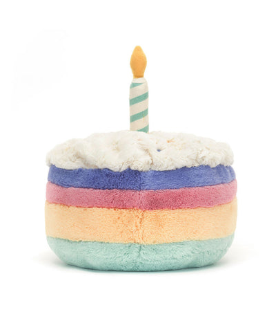 JELLY CAT / Amuseable Rainbow Birthday Cake